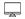 Computer monitor and display projector icon