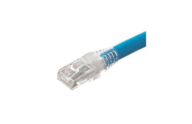 COMMSCOPE/AMP (3-1859247-5) Cat6 Patchcord, SL, Blue, Transparent, 35 Ft