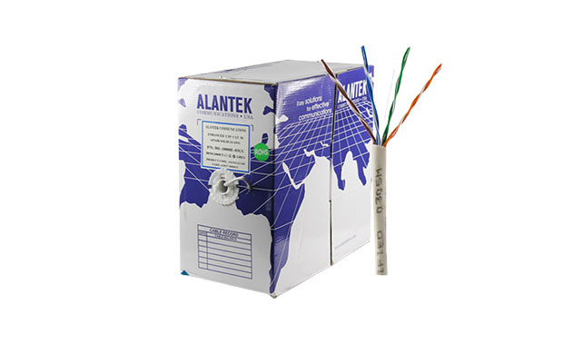 Alantek Cat5e 301-10008E-03GY UTP 24 AWG, Cable 4-pair, Grey (305MT/RL) - 1