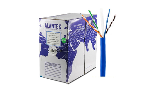 Alantek Cat6 301-6008LG-03BU UTP 23 AWG Cable 4-pairs Blue (305MT/RL) - 1