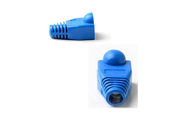 Alantek RJ45 Rubber Boot, Blue ( 100Pcs/box) 302-091100-00BU - 2