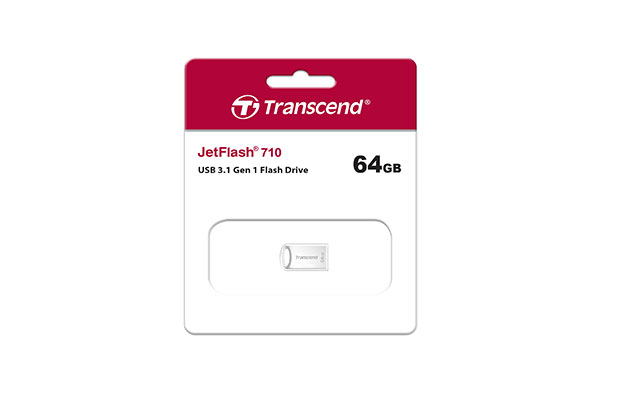 USB Flash Drive 64GB JetFlash710s USB3.1 Transcend Silver (TS64GJF710S) - 2