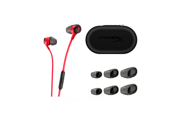 HyperX Cloud Earbuds II, 3.5mm Headset Red (705L8AA) - 3
