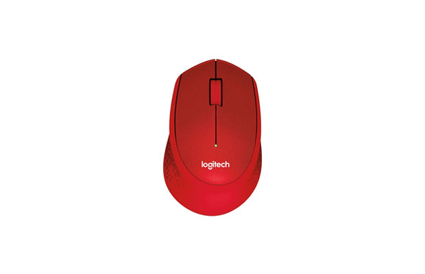 Logitech Mouse,M331 (910-004916) Silent Plus, NO LANG, RED