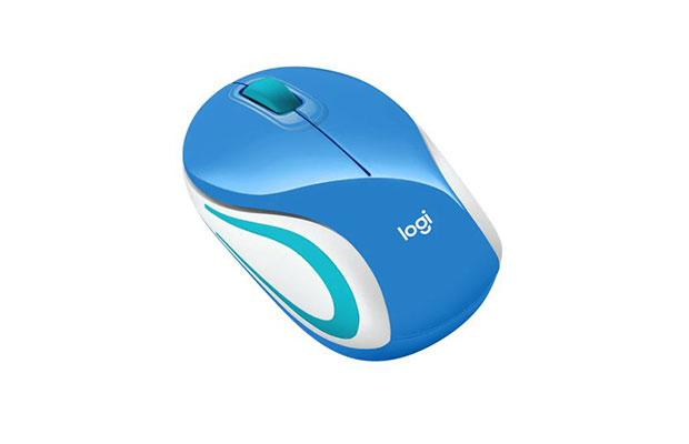 Logitech M187 Wireless Mini Mouse - Blue (910-005372) - 2