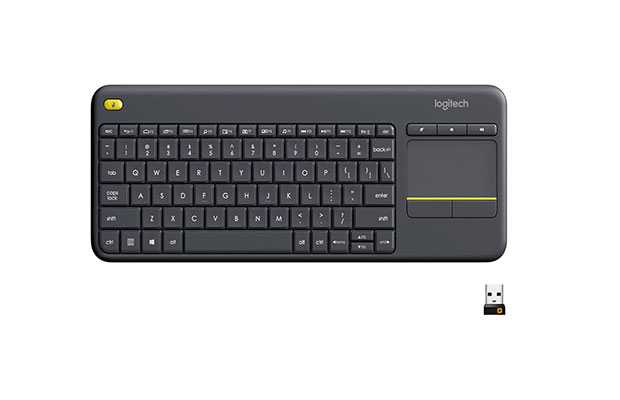 Logitech K400 Plus Wireless Touch Keyboard Black (920-007165) - 2