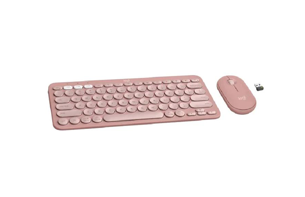 Logitech Pebble 2 Combo Bluetooth keyboard Tonal-Rose (920-012189)