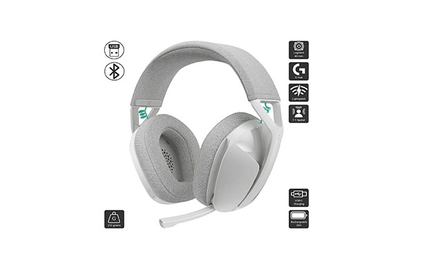 Logitech G321 LIGHTSPEED Wireless Gaming Headset PC White (981-001570) - 2