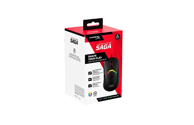 HyperX Pulsefire Saga Wired Gaming Mouse Black (A2PB3AA) - 3