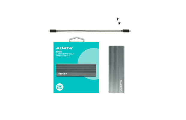 ADATA EC680 M.2 PCIe SSD Enclosure - 3
