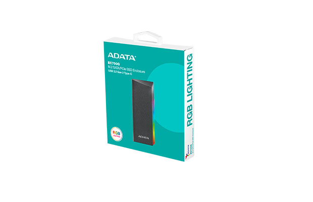 ADATA EC700G M.2 PCIe, SATA SSD Enclosure - 3