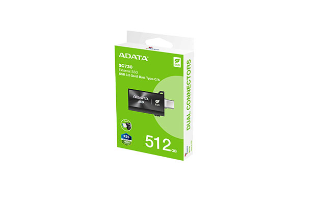 External SSD ADATA SC730 512GB USB Flash Drive - 3