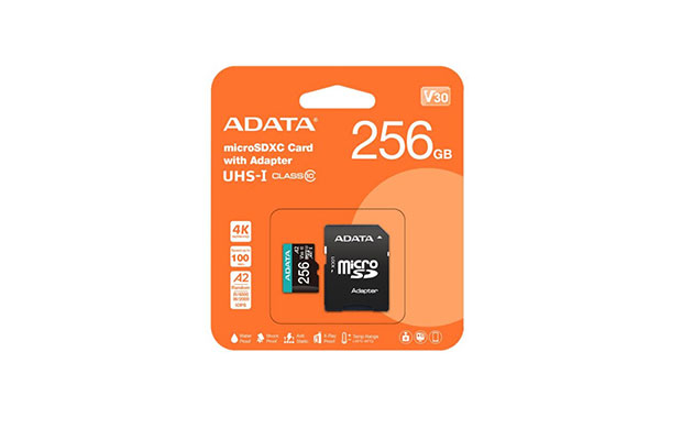 ADATA MicroSD 256GB Memory Card (AUSDX256GUI3V30SA2-RA1) - 1