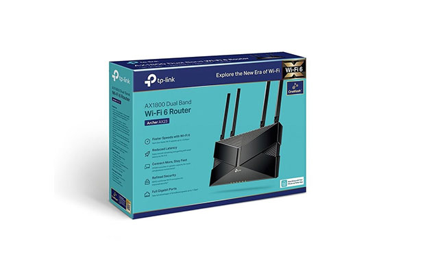 TP-Link Archer AX23 AX1800 Dual-Band Wi-Fi 6 Router (Speed: 574Mbps at 2.4GHz + 1201Mbps at 5GHz) 3Yr - 3