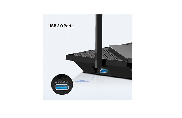 TP-Link Archer AX72 Pro AX5400 Multi-Gigabit WiFi 6 Router - 3