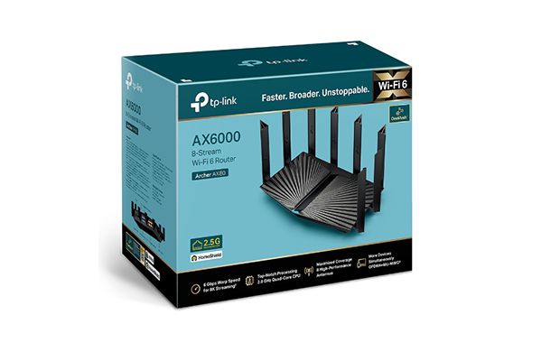 TP-Link Archer AX80​ AX6000 8-Stream Wi-Fi 6 Router