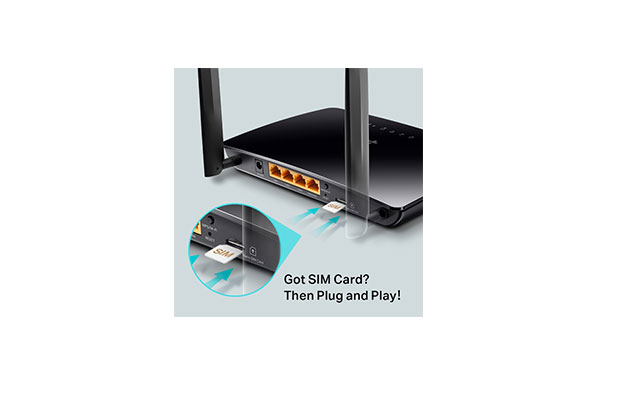 TP-Link Archer MR202 AC750 Wireless Dual Band 4G LTE Router - 3