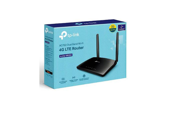 TP-Link Archer MR202 AC750 Wireless Dual Band 4G LTE Router - 4