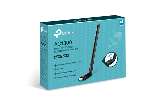 TP-Link Archer T3U Plus AC1300 High Gain Wireless Dual Band USB Adapter