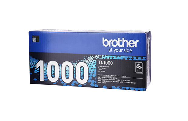 Brother TN-1000 Black Original Toner (1,000pages) for HL1210W/ DCPL1610W - 2