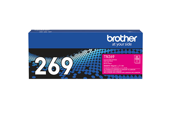 Brother TN269M Original Toner Magenta 1,200pages For Printer (HL-L3240CW/L3560CDW/MFC-L3760CDW) - 1