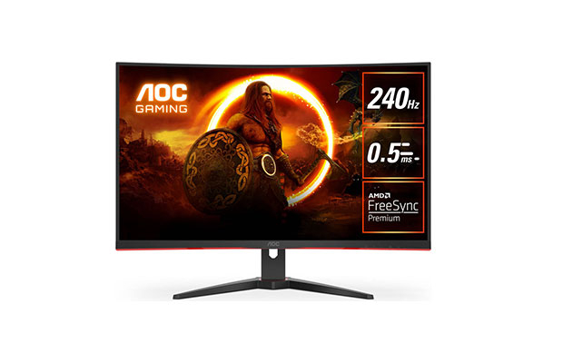 Monitor Gaming AOC 31.5” C32G2ZE Curved Full-HD (192 x1080) 240Hz- (VA, HDMI, DP)-1Yr - 1