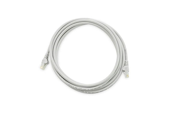 Linkbasic Cat 6A Patch Cord, 3M Gray 90 (CAA01-UC6A-3-F) - 1