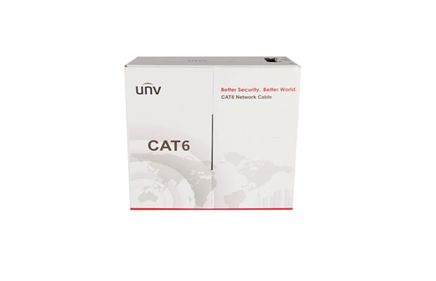UNV 305M UTP Cat6 Network Cable 23AWG Blue Color (CAB-LC3100B-CCA-IN) - 1