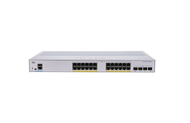 Cisco CBS250-24FP-4G-E Smart Managed 24-Port GE, 4x1G SFP, PoE Switch