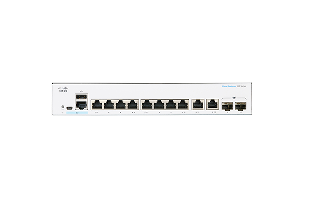 Cisco CBS250-8T-E-2G-EU 8-Port Smart Gigabit Switch