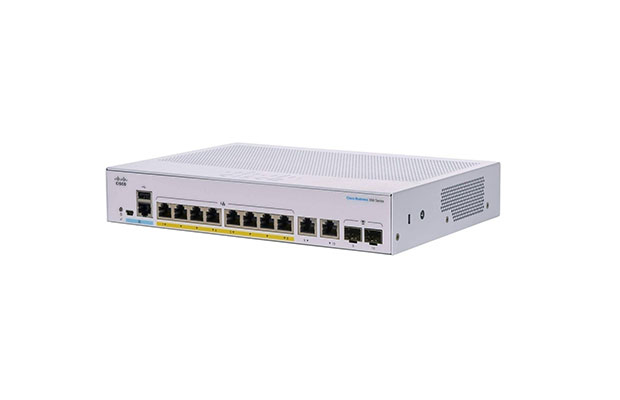 Cisco CBS350 Managed 8Port Gigabit PoE with 2x 1G Combo (CBS350-8P-2G-EU) - 2