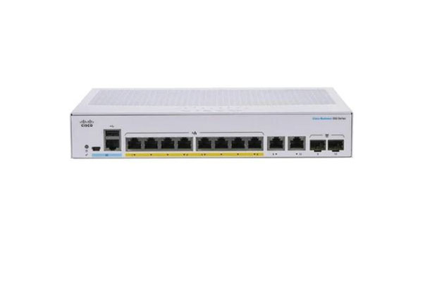 Cisco CBS350-8P-E-2G-EU 8-Port GE PoE+ Gigabit Managed Switch