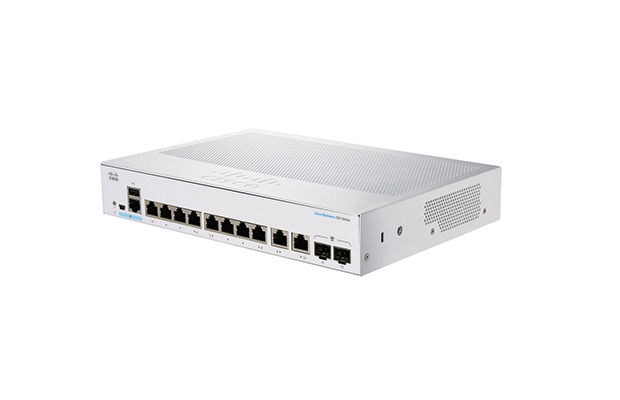 Cisco CBS350-8T-E-2G-EU Managed Switch 8-Port GE, Ext PS, 2x1G Combo