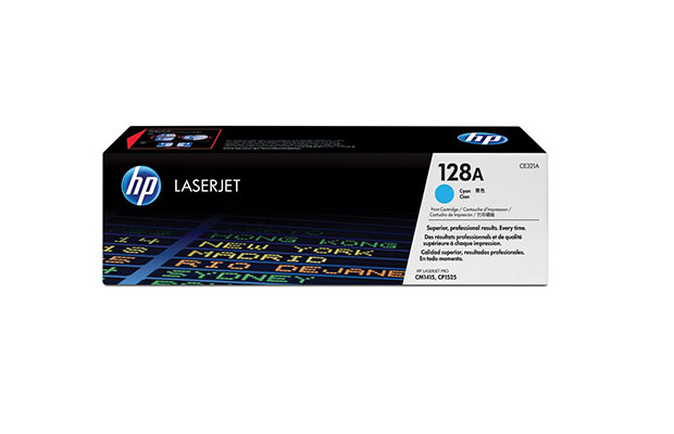 Toner HP Laser 128A Cyan Cartridge (CE321A) Original for CP1525N, CM1415fn 1,300Pages - 1