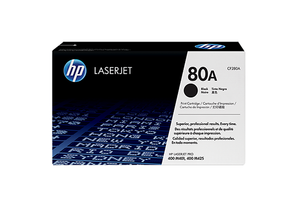HP 80A Black Original LaserJet Toner Cartridge (CF280A)