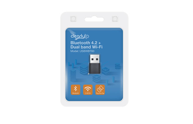 ClearlyIP CIP-USBWBT60 Wireless/Bluetooth USB Adapter