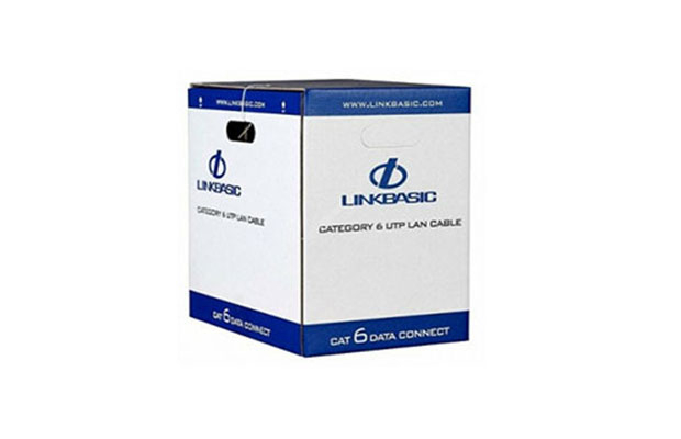 Linkbasic CAT6A U/UTP Solid Cable-70°C, PVC jacket, 23AWG/0.580mm, 305m Blue (RAL 5015) CLA04-UC6-LSZH-305-5015 - 1