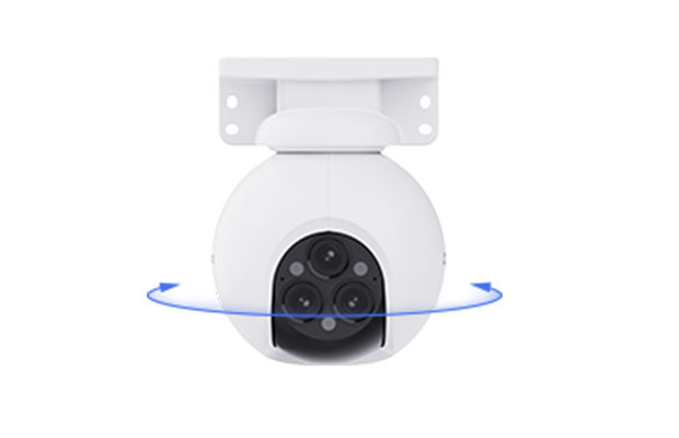 EZVIZ​ H80f 2K⁺ (4MP) Multi Triple-Lens Smart Home Wi-Fi Camera