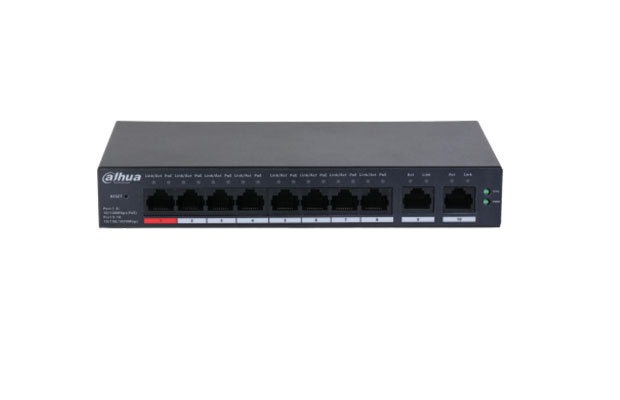 Dahua CS4010-8ET-60 10-Port Cloud Managed Desktop Switch with 8-Port PoE