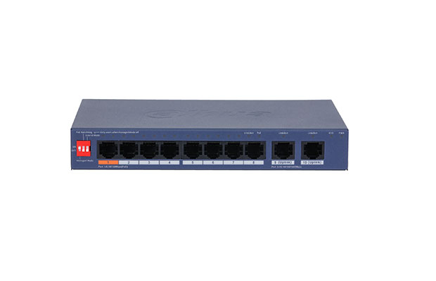 Dahua DH-CS4010-8ET2GT-60 10-Port Cloud Managed Desktop Switch with 8-Port PoE - 1