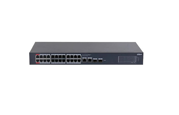 Dahua DH-CS4228-24GT-375 28-Port Cloud Managed Desktop Gigabit Switch with 24-Port PoE - 1