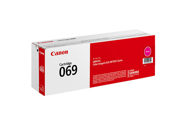 Toner Original Canon 069 Magenta Cartridge for Printer MF753cdw/LBP674cdw/MF751cdw (2,100ps) - 2