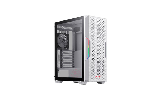 XPG Case STARKER AIR Black &amp; White (Include 1 ARGB + 1 Black Fan) - 2