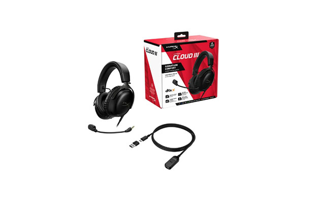 HyperX Cloud III - Wired Gaming Headset Black (727A8AA) - 2