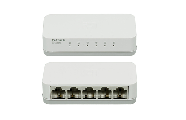 D-Link DES-1005C 5-Port 10/100Mbps Unmanaged Desktop Switch