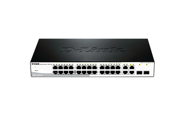 D-Link DES-1210-28 28-Port Fast Ethernet Web Smart Switch