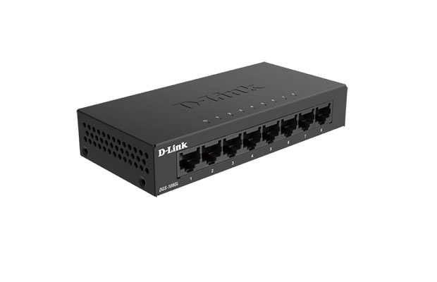 D-Link DGS-108GL 8-port 10/10/1000Mbps Unmanaged Gigabit Switch (Metal) - 2