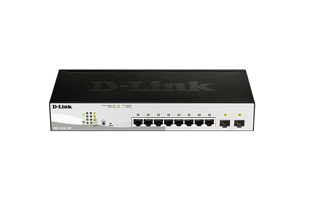 D-Link DGS-1210-10P 10-Port Gigabit Smart Managed PoE Switch