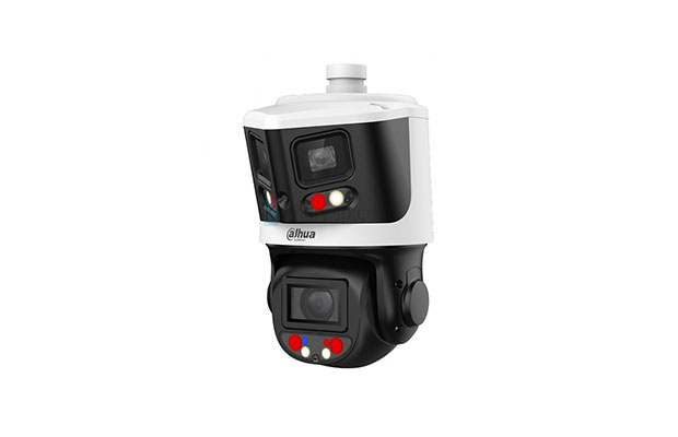 Dahua SDT3E410-8P-MB-A-PV1 8MP+4MP 10x Starlight TiOC Network Panoramic &amp; PTZ Camera - 1