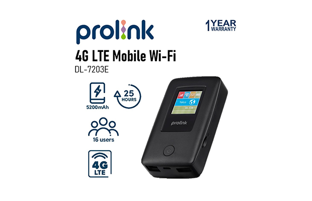 PROLINK DL-7203E 4G LTE Mobile Wi-Fi